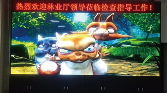 浙江紹興某政府機(jī)關(guān)液晶拼接屏